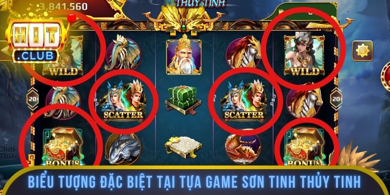 Biểu tượng đặc biệt tại tựa game sơn tinh thủy tinh