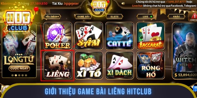 Giới thiệu game bài liêng Hitclub