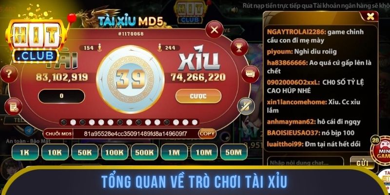 Tổng quan về trò chơi tài xỉu