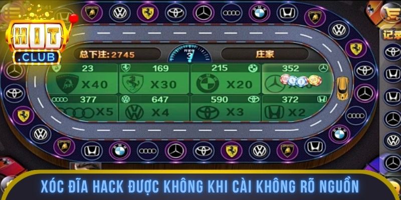 Xóc đĩa hack được không khi cài ứng dụng không rõ nguồn